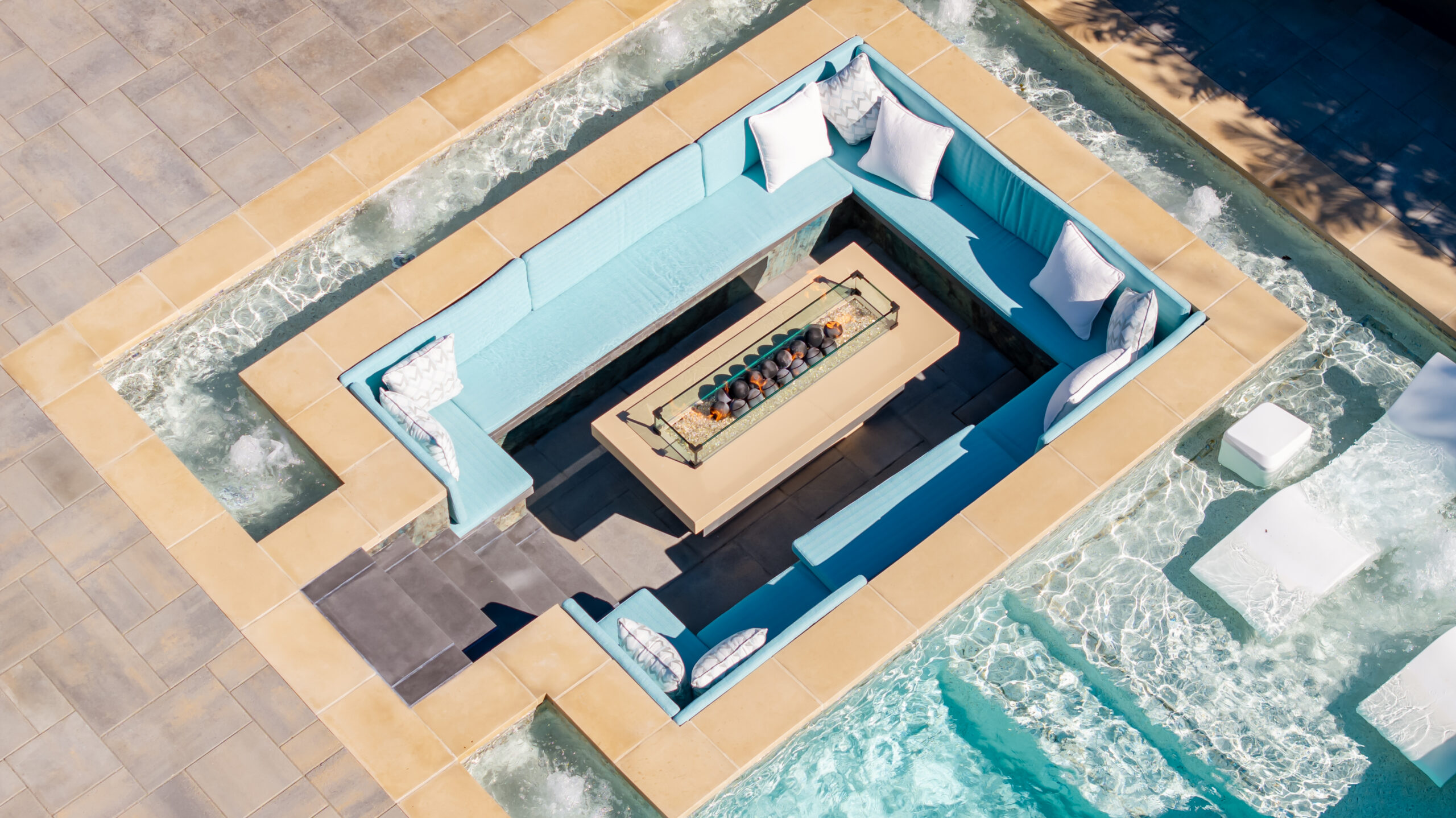 New Pool & Spa with Firepit New Construction in Los Angeles CA