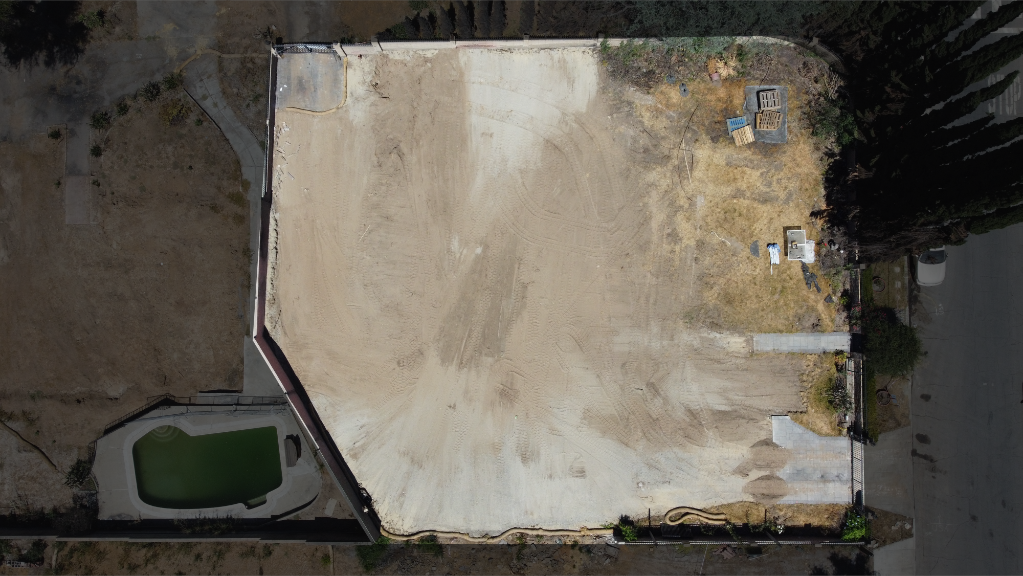 Residential property being evaluated for a detached ADU in the Greater Los Angeles area